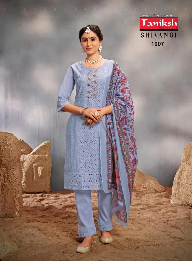Taniksh Shivangi Vol 1 Muslin Wholesale Readymade Salwar Suit Catalog — Wholesale Readymade Suit, MPA wholesale from Surat - Gallery Image 8